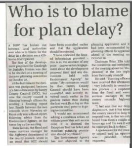 The Maples Berkeley Homes Surrey County Council say no