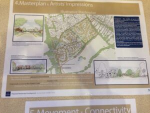 Image showing proposed housing at northern boundary of Crest Nicholson site Cranleigh