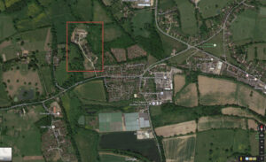 Picture showing the location of Cranleigh Sewage Treatment Works